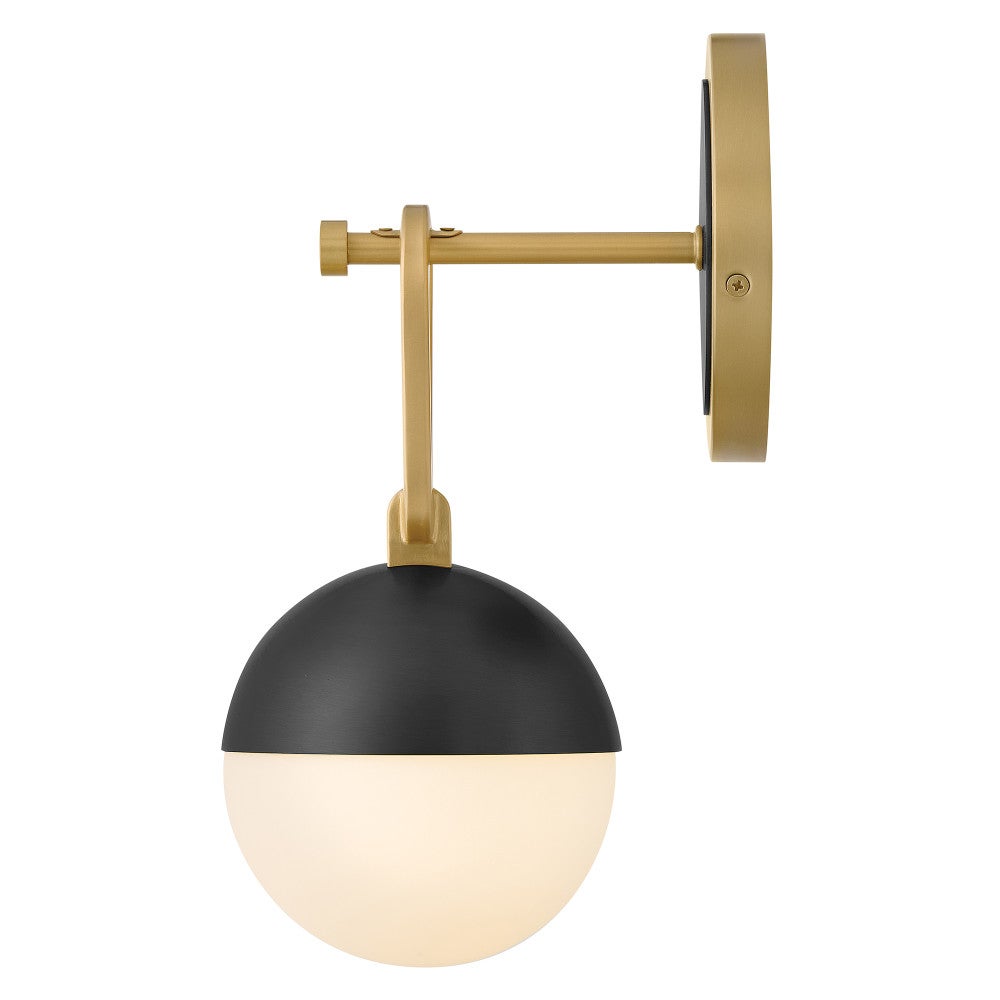 Meuble-lavabo Bowie 54560LCB-BK de Hinkley Lighting, en laiton laqué avec accents noirs