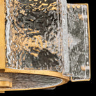 Robinet semi-encastré en verre Florian de Fredrick Ramond FR41601DA, finition laiton vieilli