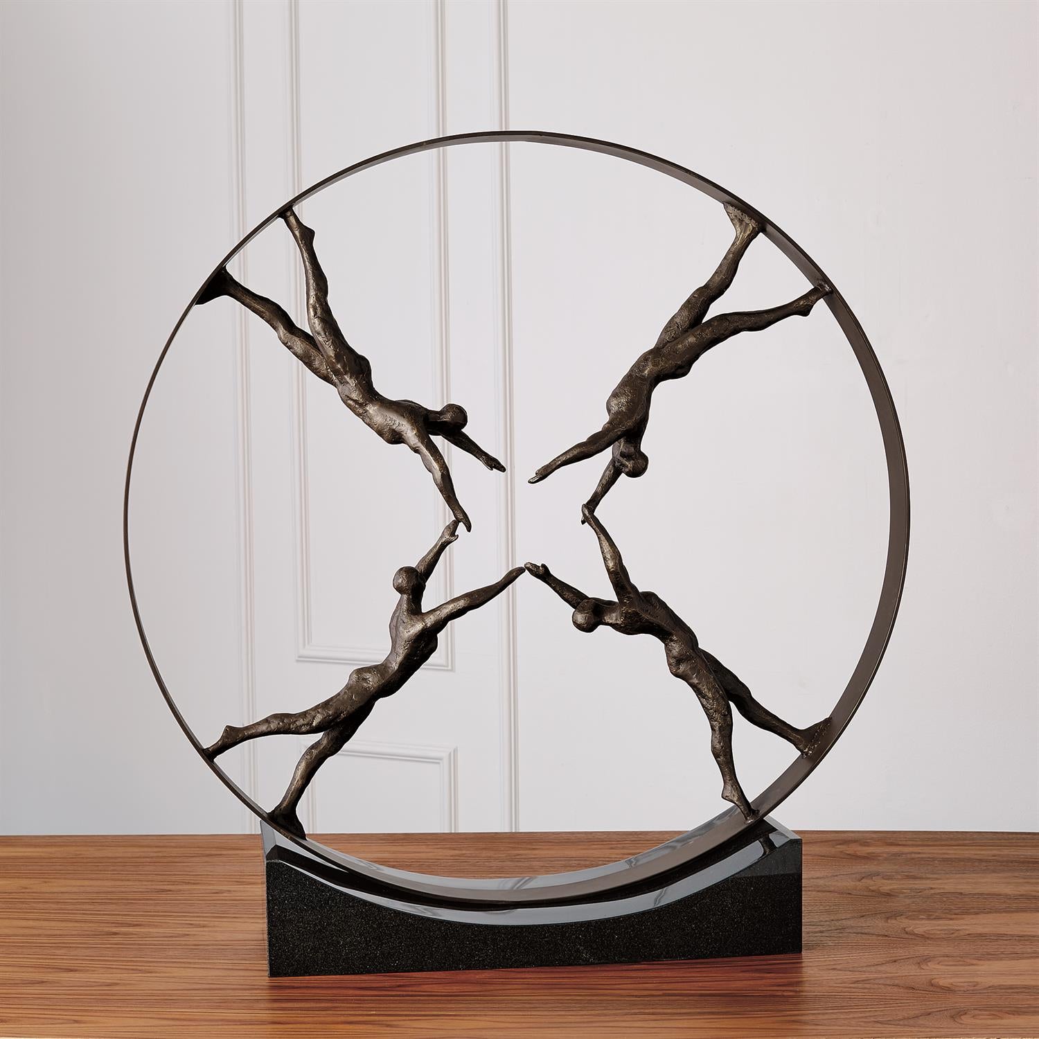 Reaching for Center Sculpture