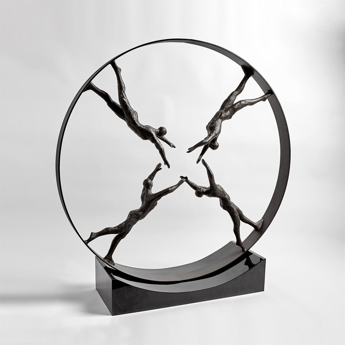 Reaching for Center Sculpture