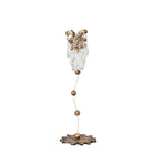 Lucas + McKearn - CS1060S - Candlestick Holder - Venetian - Gold Leaf W/Cut-Glass Crystals