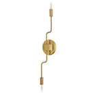 Applique murale double réglable Lark 83632LCB Austen en laiton laqué