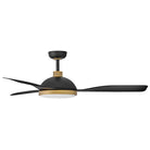 Éclairage intelligent Hinkley Lighting 906556FMB-LDD Alba LED Ventilateur  en noir mat