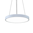 Sonneman 3744.03 Pi LED Rond Suspension en blanc satiné