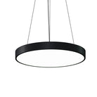 Sonneman 3744.25 Pi LED Rond Suspension en noir satiné