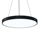 Sonneman 3745.25 Pi LED Rond Suspension en noir satiné