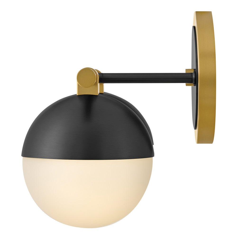 Meuble-lavabo Bowie 54562LCB-BK de Hinkley Lighting, en laiton laqué avec accents noirs