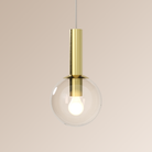 Sonneman 3760.38 Bulles Une Lumière Suspension en laiton satiné