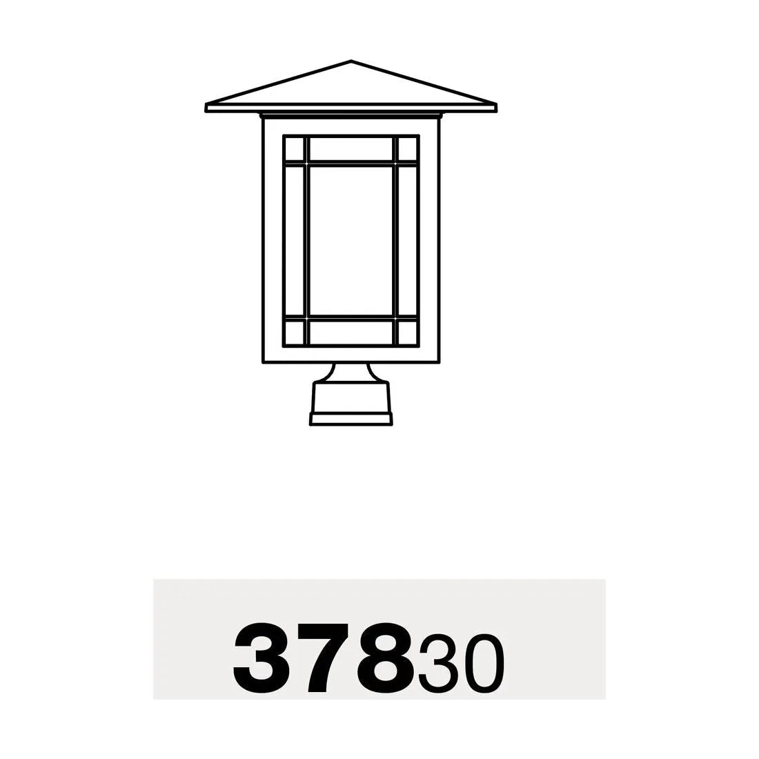 Arlington Large Post Head | SNOC – Montreal Lighting & Hardware