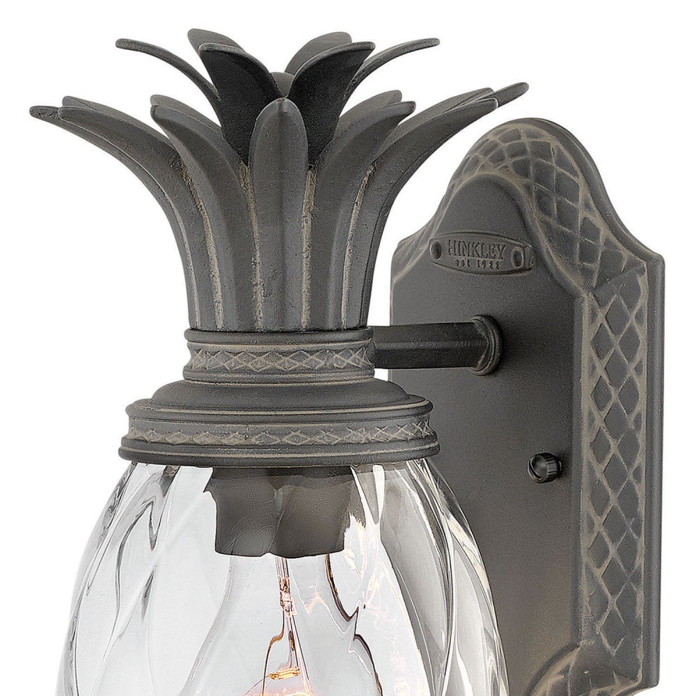 Lanterne murale Hinkley Lighting 2126MB Plantation, coloris Museum Black