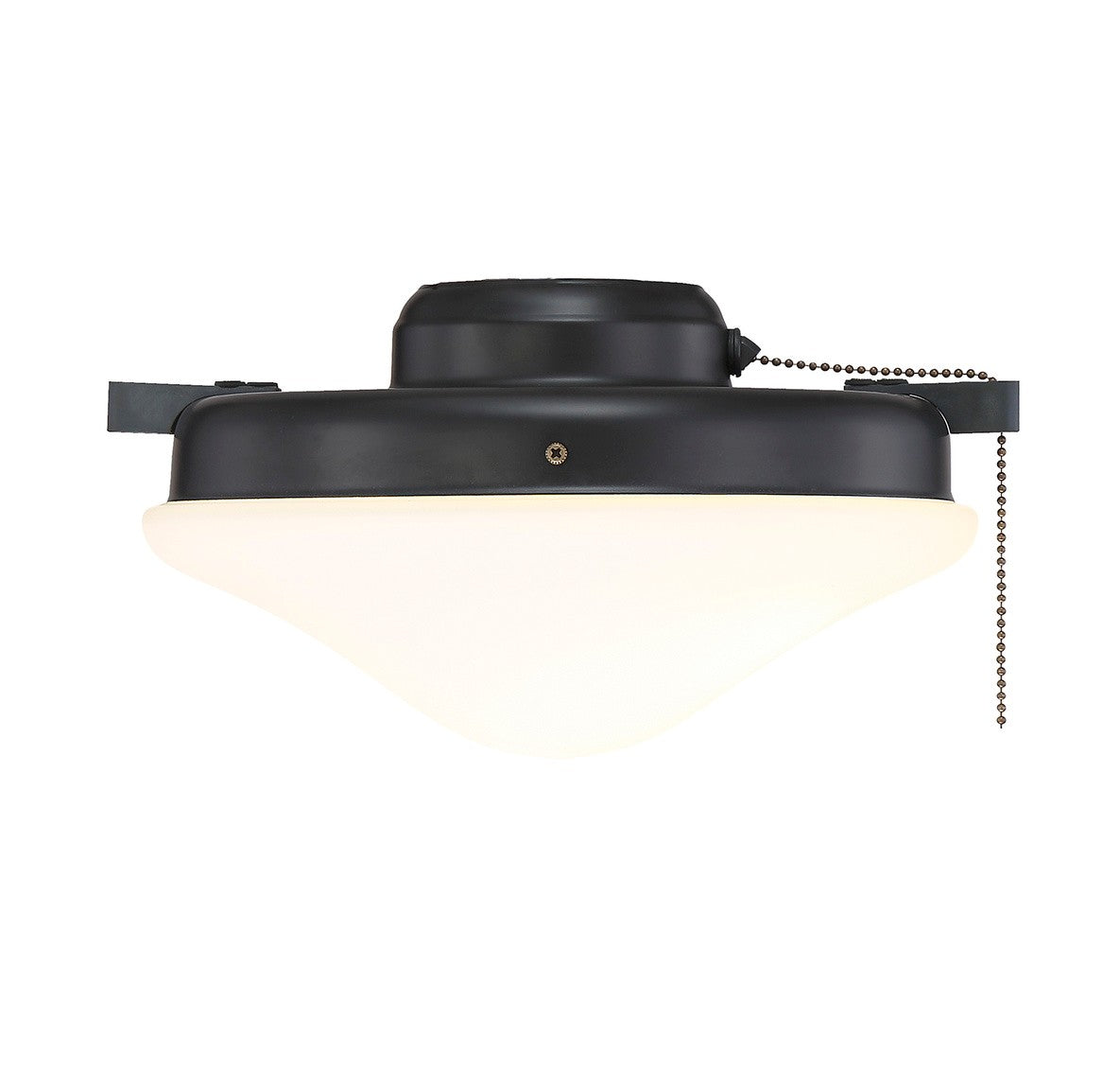 Meridian M2027MBK Deux lampes Ventilateur  Kit d'éclairage noir mat