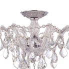 Crystorama - 4430-CH-CL-MWP - Semi-remorque à trois feux Plafonnier - Maria Theresa - Chrome poli