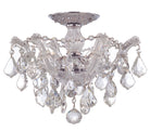 Crystorama - 4430-CH-CL-S - Trois feux semi-automatiques Plafonnier - Maria Theresa - Chrome poli