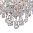 Crystorama - 4437-CH-CL-MWP - Semi-remorque à cinq feux Plafonnier - Maria Theresa - Chrome poli