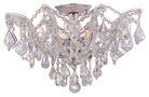 Crystorama - 4437-CH-CL-SAQ - Semi-remorque à cinq feux Plafonnier - Maria Theresa - Chrome poli