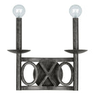 Crystorama - 9242-EB - Two Light Wall Mount - Odette - English Bronze