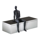 Cyan Canada - 01902 - Sculpture - Homme posant - Ancien Monde