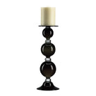 Cyan Canada - 02180 - Candelabra - Globe - Black And Clear