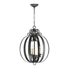 Cyan Canada - 04158 - Trois Lumières Suspension - Julian - Bronze martelé