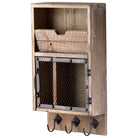 Cyan Canada - 04880 - Organisateur mural - Casey - Fer brut et bois naturel