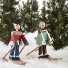 Kay Bojesen 39410 Figurine de Noël en bois skieur multicolore