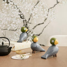 Kay Bojesen 39419 Figurine en bois d'oiseau chanteur Aqua