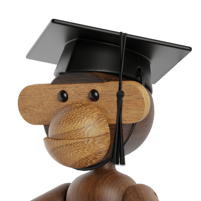 Kay Bojesen 39540 Graduation Hat for Wooden Figurines in Black