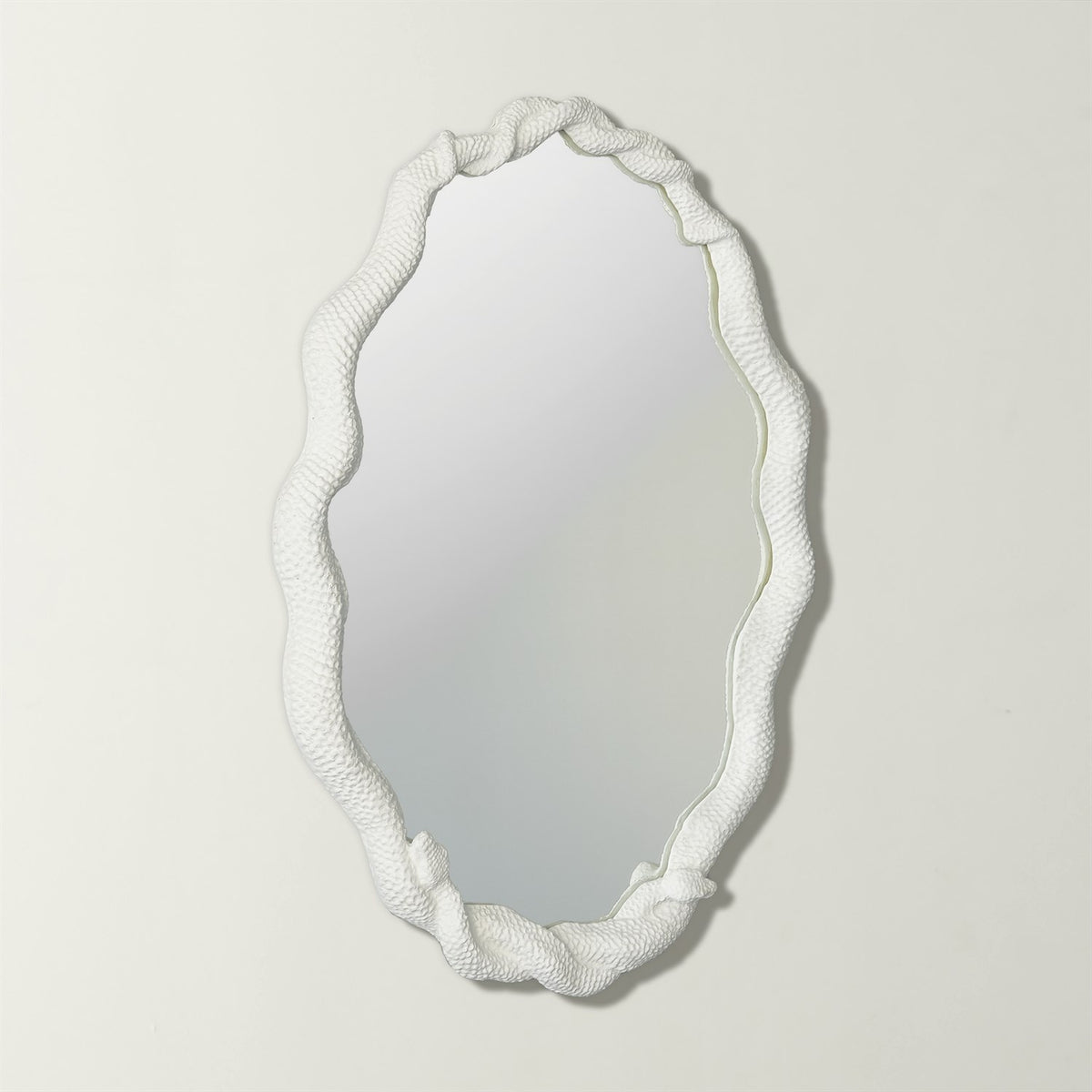 Miroir serpent entrelacé