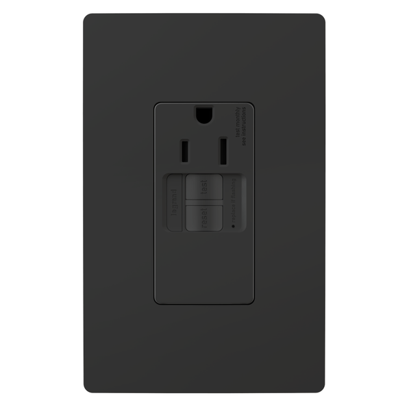 Prises GFCI simplex 15 A inviolables avec autotest et protection SafeLock®
