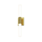 Barre de bain LED Sonneman 3962.38 Scepter en laiton satiné