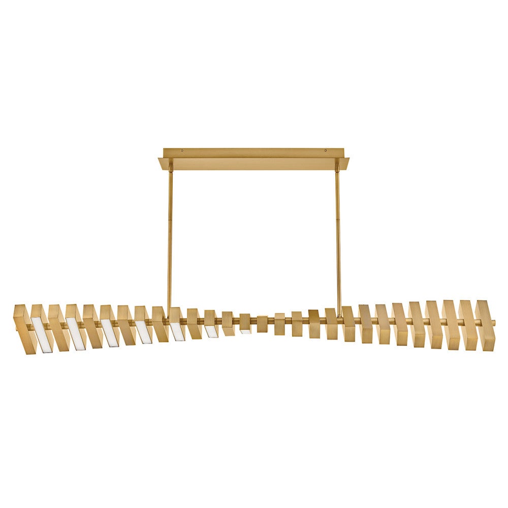 Fredrick Ramond FR42456LCB Stitch LED Linéaire Suspendu FR42456 en laiton laqué