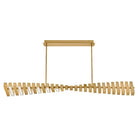 Fredrick Ramond FR42456LCB Stitch LED Linéaire Suspendu FR42456 en laiton laqué