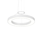 Anneau LED rond Sonneman 3982.03-35 Pi Suspension en blanc satiné