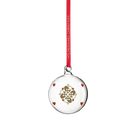 Holmegaard 4800597 Ann-Sofi Romme Boule de Noël annuelle 2026, petite en transparent