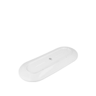 Lyngby Porcelæn 201469 Plat de service ovale Tura en blanc