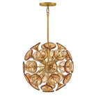 Fredrick Ramond FR46907UB-AM Globe Maya Suspension en laiton non verni