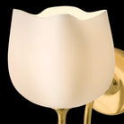Fredrick Ramond FR46302UB Verity Porcelain Sconce in Unlacquered Brass