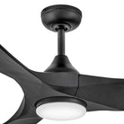 Luminaire intelligent à DEL Hinkley Lighting 903856FBB-LDD Swell Ventilateur  en noir mat
