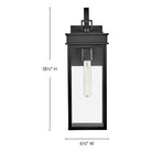 Lanterne murale Cole Lark 82064BK, noire