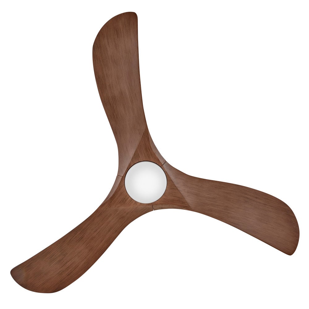 Luminaire encastré intelligent à DEL Hinkley Lighting 903456FWB-LDD Swell Ventilateur  Noir mat / Noyer