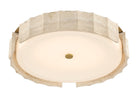 Eurofase 50205-011 Roslington Travertine LED Flush Mount in Gold