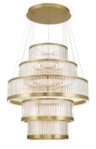 Eurofase 49350-012 Empra LED Cristal Suspendu en or