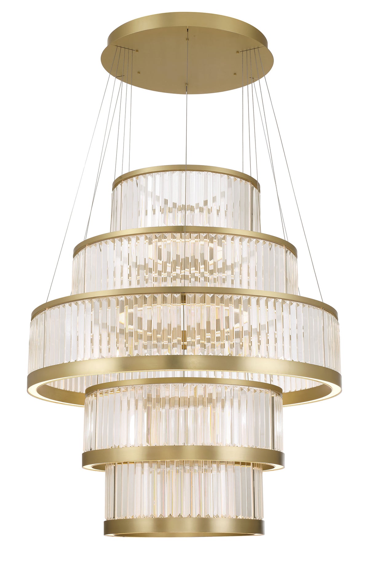 Eurofase 49350-012 Empra LED Cristal Suspendu en or