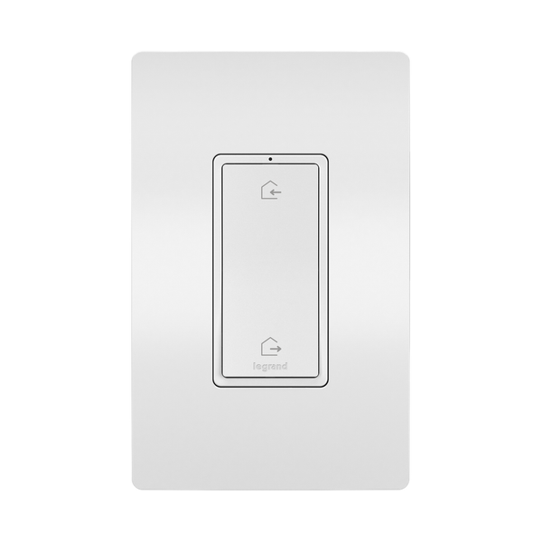Interrupteur intelligent filaire radiant® Maison/Absence, avec Netatmo, blanc