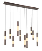 Eurofase 50121-021 Ronda LED Linéaire Suspendu en bronze de Harlow
