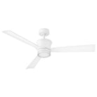 Hinkley Lighting 910956FMW-LDD Vosh LED Smart Fan with Uplight in Matte White