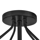 Lark 84363BK Gus Semi-Flush Mount in Black