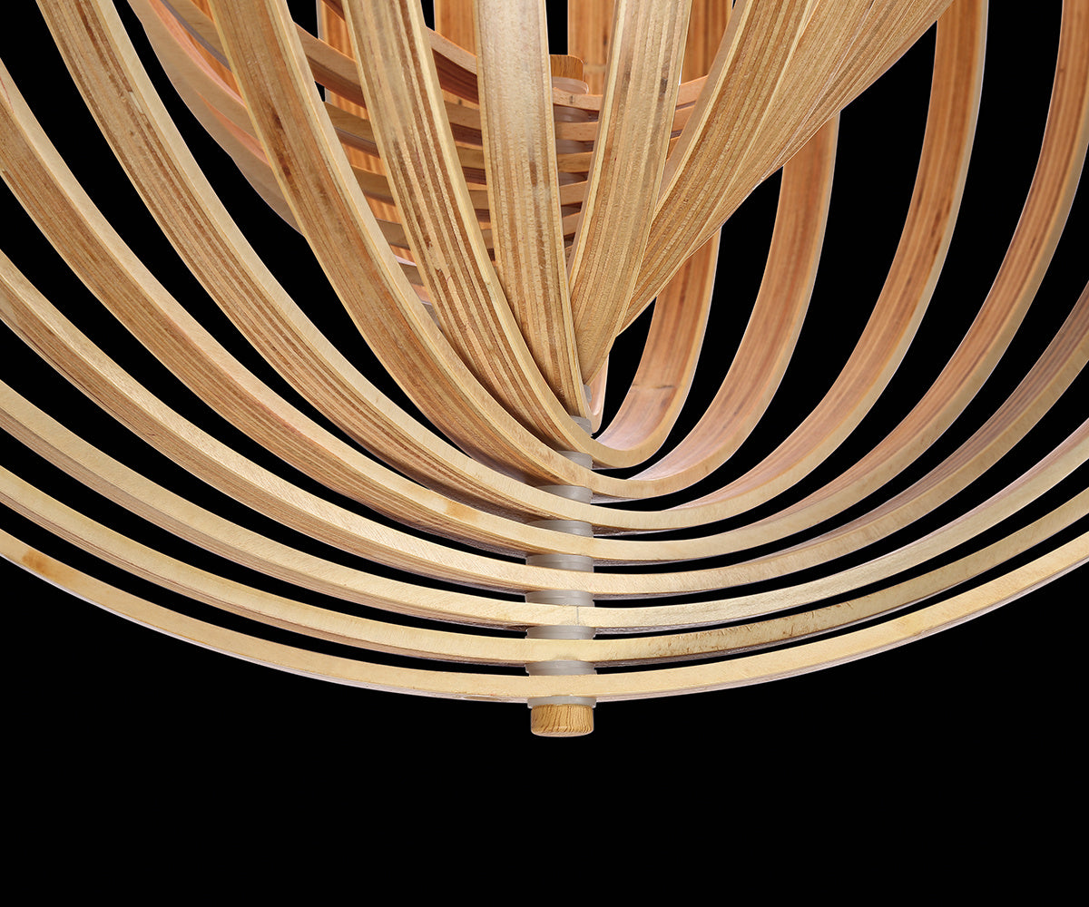 Eurofase 31872-010 Abruzzo Pendant in Wood