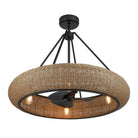 Savoy House 40-FD-8302-89 Gaia Ventilateur  D'Lier en noir mat