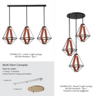 Hubbardton Forge 401320 Aspen Small LED Lantern